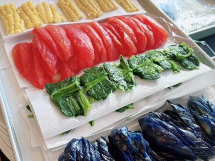 野菜寿司のネタ